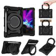 For Lenovo Tab K10 / M10 Plus Armor Contrast Color Silicone + PC Tablet Case(Navy Blue) - Lenovo by PMC TechLife | Online Shopping South Africa | PMC TechLife | Buy Now Pay Later Mobicred