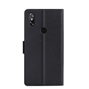 For Doogee Y8 Ultra-thin Voltage Side Buckle PU + TPU Leather Phone Case(Black)