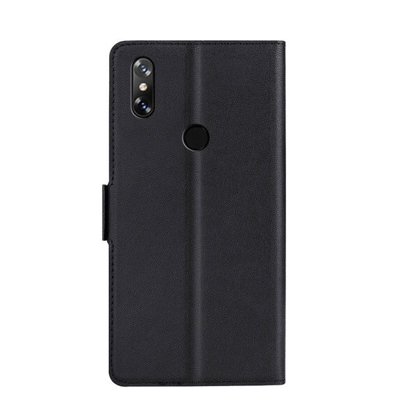 For Doogee Y8 Ultra-thin Voltage Side Buckle PU + TPU Leather Phone Case(Black)