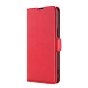 For Doogee Y8 Ultra-thin Voltage Side Buckle PU + TPU Leather Phone Case(Red)