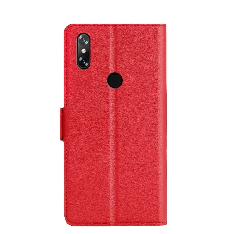 For Doogee Y8 Ultra-thin Voltage Side Buckle PU + TPU Leather Phone Case(Red)