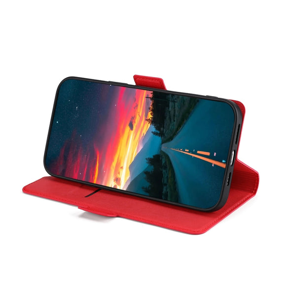 For Doogee Y8 Ultra-thin Voltage Side Buckle PU + TPU Leather Phone Case(Red)