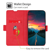 For Doogee Y8 Ultra-thin Voltage Side Buckle PU + TPU Leather Phone Case(Red)