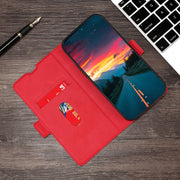 For Doogee Y8 Ultra-thin Voltage Side Buckle PU + TPU Leather Phone Case(Red)