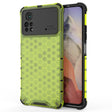 For Xiaomi Poco X4 Pro 5G Shockproof Honeycomb PC + TPU Case(Green) - Xiaomi Cases by PMC TechLife | Online Shopping South Africa | PMC TechLife