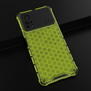For Xiaomi Poco X4 Pro 5G Shockproof Honeycomb PC + TPU Case(Green)