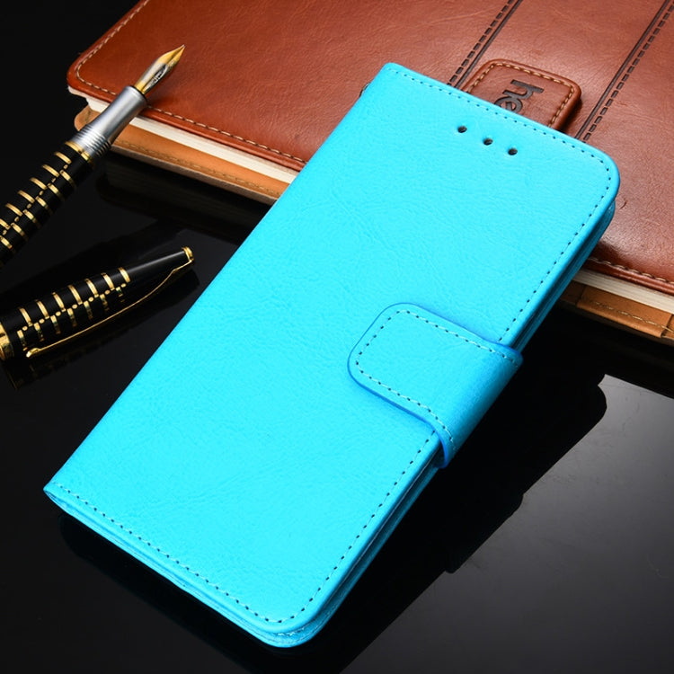 For Google Pixel 5 XL 5G / Pixel 4A  5GCrystal Texture Leather Phone Case(Light Blue)