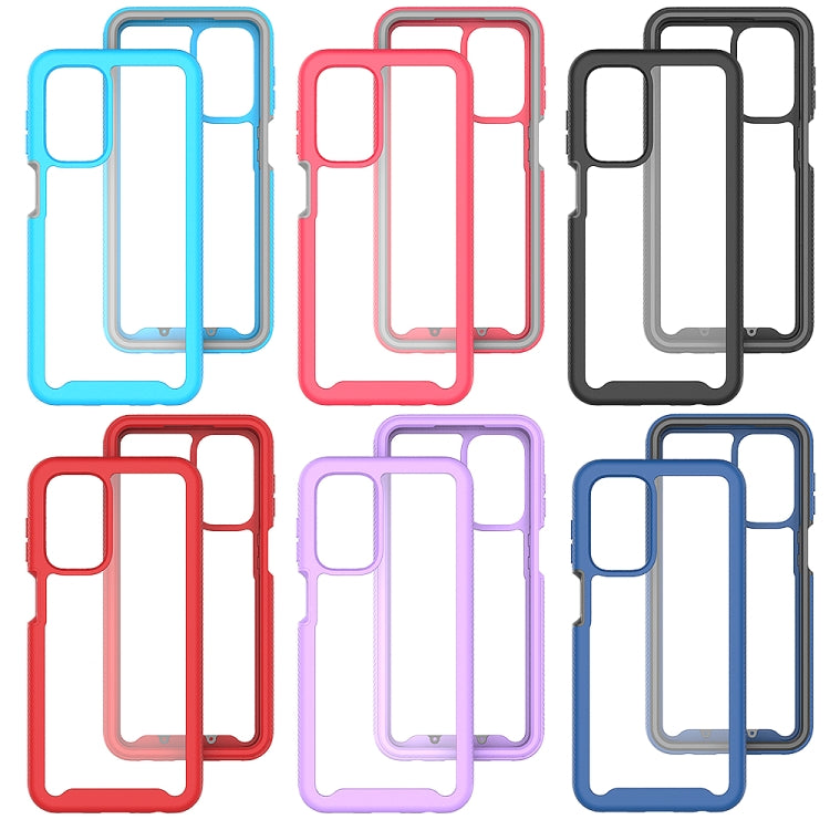 For Samsung Galaxy A23 4G Starry Sky Solid Color Series Shockproof PC + TPU Phone Case(Royal Blue)