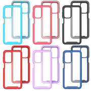 For Samsung Galaxy A23 4G Starry Sky Solid Color Series Shockproof PC + TPU Phone Case(Royal Blue)