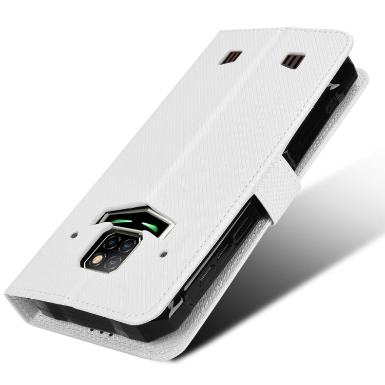 For Doogee S88 Pro / S88 Plus Diamond Texture Leather Phone Case(White)