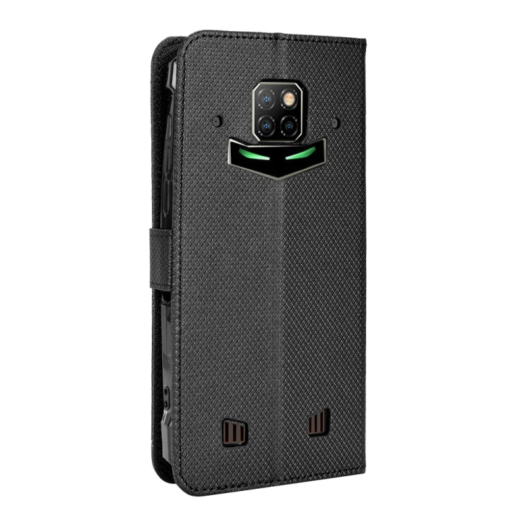 For Doogee S88 Pro / S88 Plus Diamond Texture Leather Phone Case(Black)