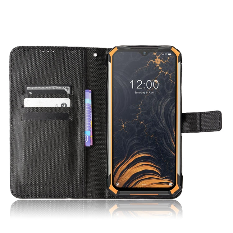 For Doogee S88 Pro / S88 Plus Diamond Texture Leather Phone Case(Black)