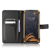 For Doogee S88 Pro / S88 Plus Diamond Texture Leather Phone Case(Black)