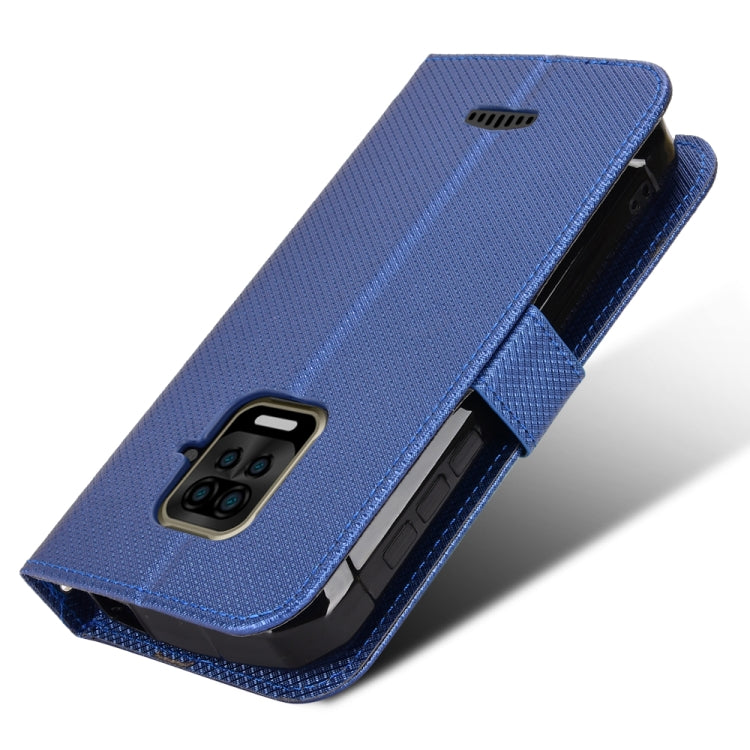 For Doogee S59 / S59 Pro Diamond Texture Leather Phone Case(Blue)