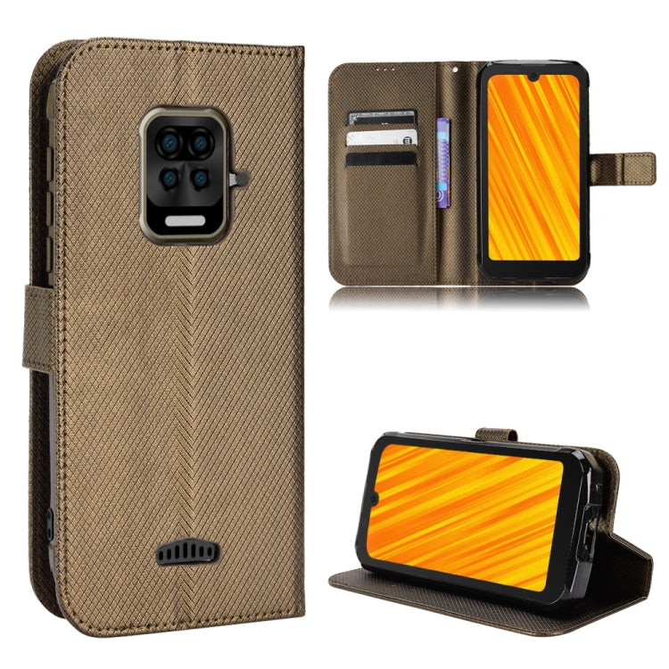 For Doogee S59 / S59 Pro Diamond Texture Leather Phone Case(Brown)