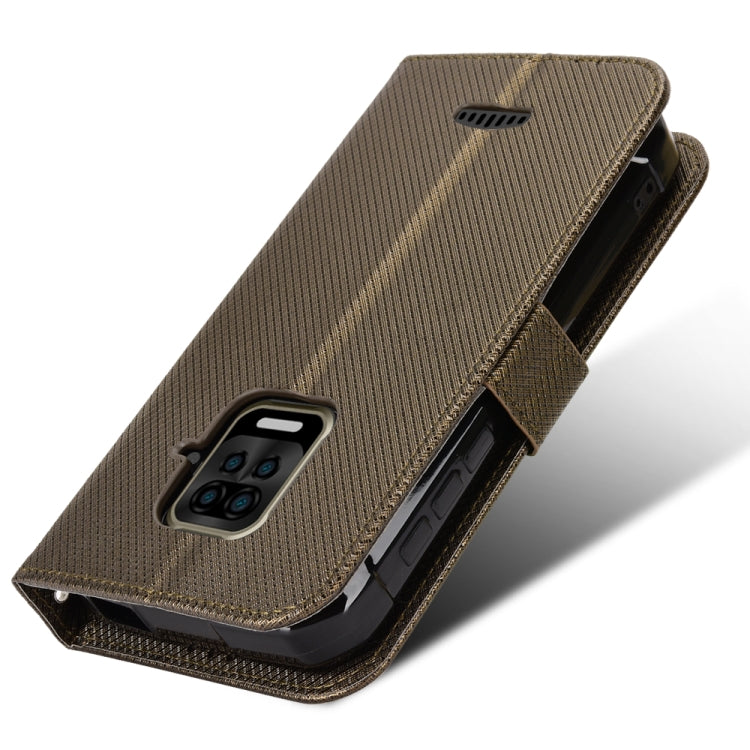 For Doogee S59 / S59 Pro Diamond Texture Leather Phone Case(Brown)