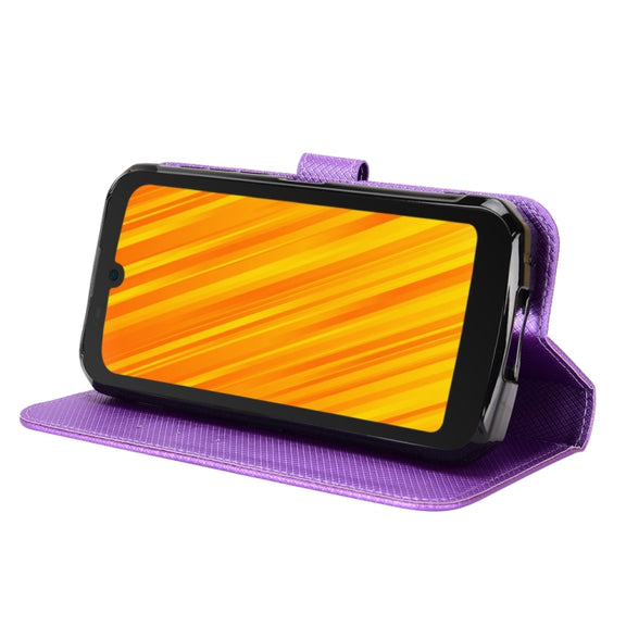 For Doogee S59 / S59 Pro Diamond Texture Leather Phone Case(Purple)
