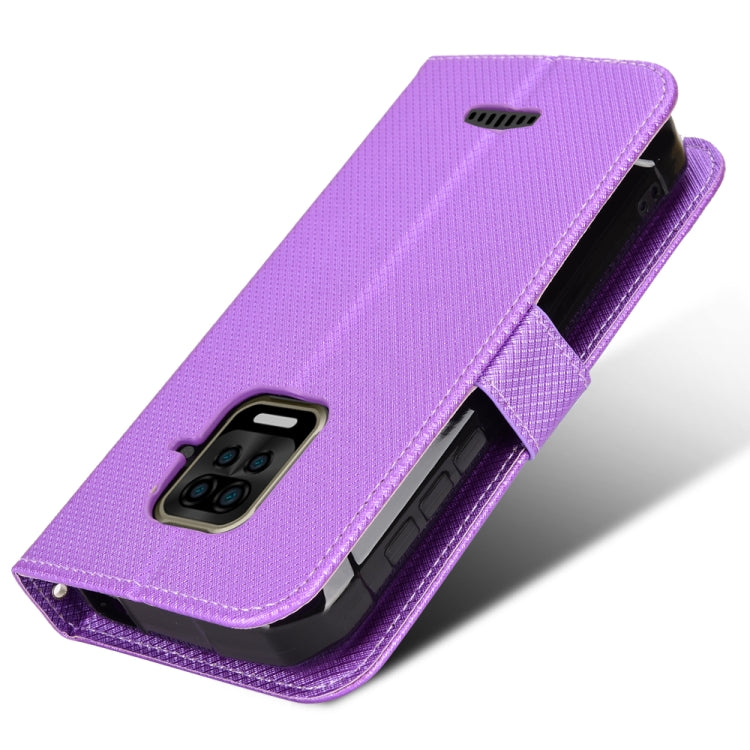 For Doogee S59 / S59 Pro Diamond Texture Leather Phone Case(Purple)