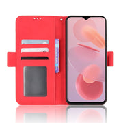 For Ulefone Note 12P Skin Feel Calf Pattern Leather Phone Case(Red)