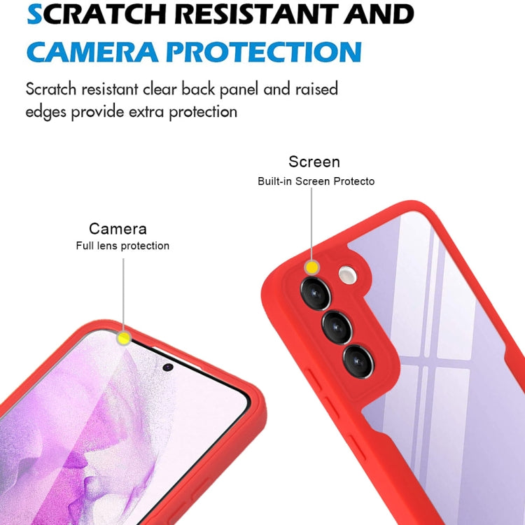 For Samsung Galaxy S22 5G Acrylic + TPU 360 Degrees Full Coverage Shockproof Phone Case(Purple)
