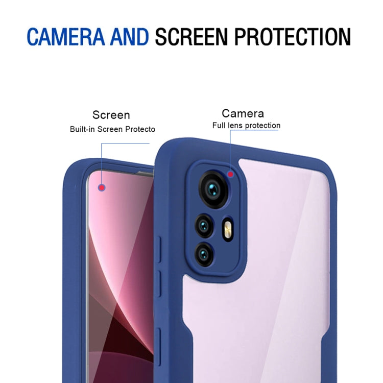 For Xiaomi 12 5G Acrylic + TPU 360 Degrees Full Coverage Shockproof Phone Case(Green)