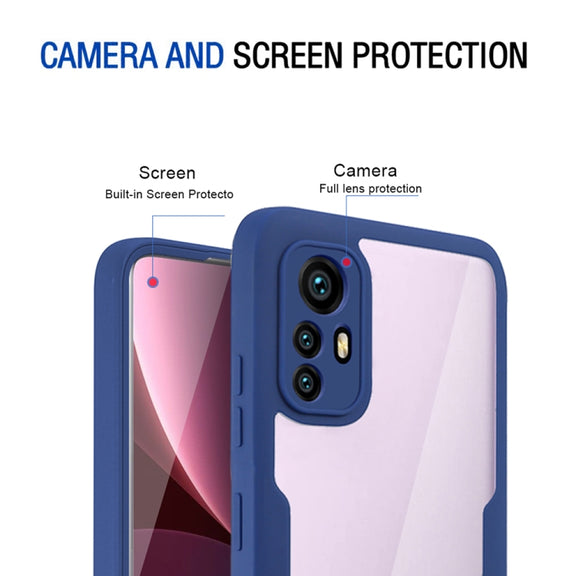 For Xiaomi 12 5G Acrylic + TPU 360 Degrees Full Coverage Shockproof Phone Case(Green)
