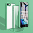 For iPhone SE 2022 / SE 2020 / 8 / 7 Double-sided Glass TPU Phone Case(Mint Green) - iPhone SE 2022 / 2020 / 8 / 7 Cases by PMC TechLife | Online Shopping South Africa | PMC TechLife | Buy Now Pay Later Mobicred