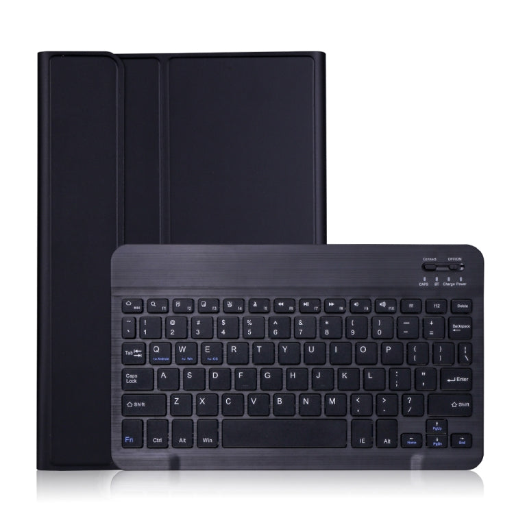 OP11 Lambskin Texture Ultra-thin Bluetooth Keyboard Leather Case For OPPO Pad 11 inch(Black)