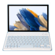 A08 Candy Color Ultra Thin Bluetooth Keyboard Leather Case For Samsung Galaxy Tab A8 10.5 2021 SM-X200 / SM-X205(White Ice)