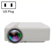YG530 LED Small 1080P Wireless Screen Mirroring Projector, Power Plug:US Plug(White)