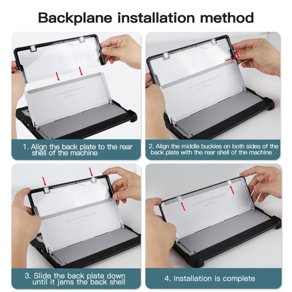 For MicroSoft Surface Pro 8 Acrylic Transparent Hand Shoulder Strap Laptop Case