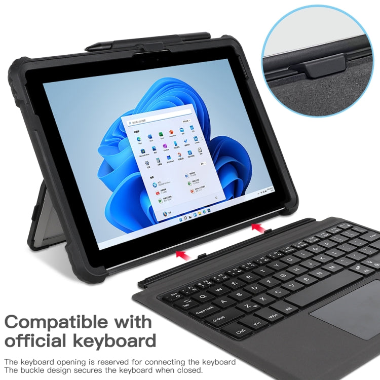 For MicroSoft Surface Go 1 / 2 / 3 Acrylic Transparent Hand Shoulder Strap Laptop Case