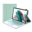A08-A Candy Color Bluetooth Keyboard Leather Case with Touchpad For Samsung Galaxy Tab A8 2021 SM-X205 / SM-X200(Light Green) - Samsung Keyboard by PMC TechLife | Online Shopping South Africa | PMC TechLife