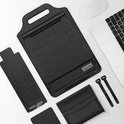 12 inch Multifunctional Mouse Pad Stand Handheld Laptop Bag(Black)