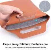 15 inch Multifunctional Mouse Pad Stand Handheld Laptop Bag(Red)