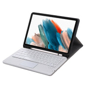 A08B-A Bluetooth Keyboard Leather Case with Pen Slot & Touchpad For Samsung Galaxy Tab A8 2021 SM-X205 / SM-X200(Rose Gold)