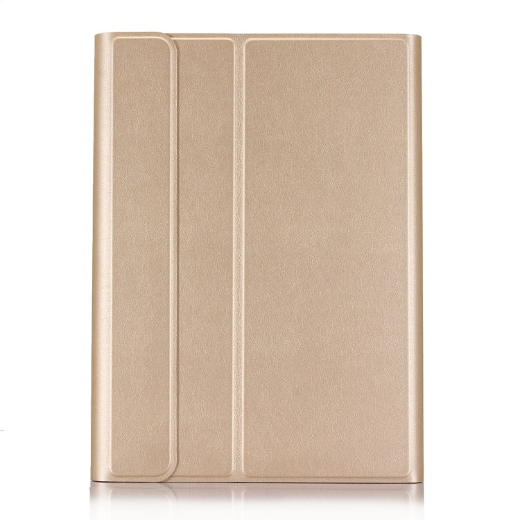 A700 Ultra-thin Bluetooth Keyboard Leather Case For Samsung Galaxy Tab S8 11 inch SM-X700 / SM-X706(Gold)