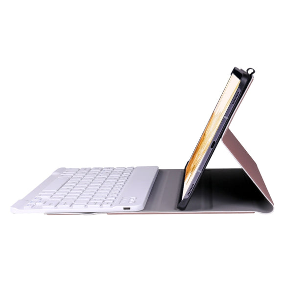 A700 Ultra-thin Bluetooth Keyboard Leather Case For Samsung Galaxy Tab S8 11 inch SM-X700 / SM-X706(Gold)