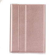 A700 Ultra-thin Bluetooth Keyboard Leather Case For Samsung Galaxy Tab S8 11 inch SM-X700 / SM-X706(Rose Gold)