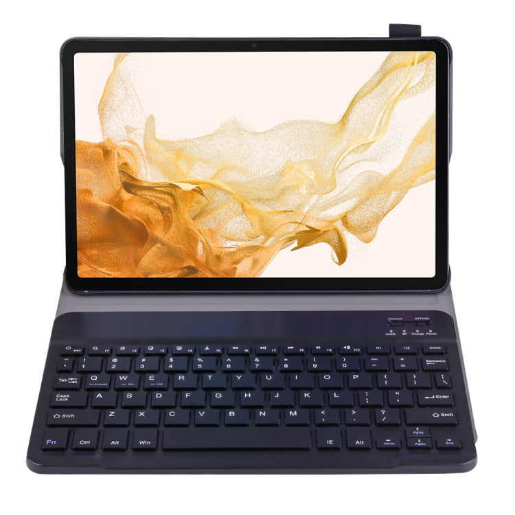 A700 Ultra-thin Bluetooth Keyboard Leather Case For Samsung Galaxy Tab S8 11 inch SM-X700 / SM-X706(Blue)