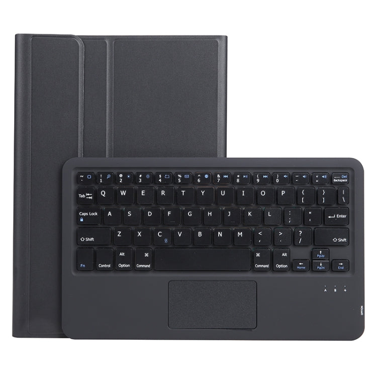 A700-A Ultra-thin Bluetooth Keyboard Leather Case with Touchpad For Samsung Galaxy Tab S8 11 inch SM-X700 / SM-X706(Black)