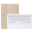 A700-A Ultra-thin Bluetooth Keyboard Leather Case with Touchpad For Samsung Galaxy Tab S8 11 inch SM-X700 / SM-X706(Gold) - Samsung Keyboard by PMC TechLife | Online Shopping South Africa | PMC TechLife