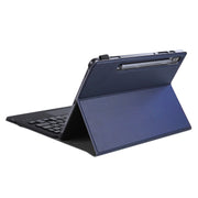 A700-A Ultra-thin Bluetooth Keyboard Leather Case with Touchpad For Samsung Galaxy Tab S8 11 inch SM-X700 / SM-X706(Blue)