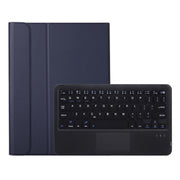 A700B-A Bluetooth Keyboard Leather Case with Pen Slot & Touchpad For Samsung Galaxy Tab S8 11 inch SM-X700 / SM-X706(Blue)