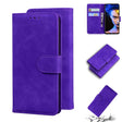For Blackview A60 Skin Feel Pure Color Flip Leather Phone Case(Purple) - More Brand by PMC TechLife | Online Shopping South Africa | PMC TechLife | Buy Now Pay Later Mobicred