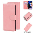 For Blackview A60 Skin Feel Pure Color Flip Leather Phone Case(Pink) - More Brand by PMC TechLife | Online Shopping South Africa | PMC TechLife | Buy Now Pay Later Mobicred