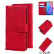 For Blackview A60 Pro Skin Feel Pure Color Flip Leather Phone Case(Red) - More Brand by PMC TechLife | Online Shopping South Africa | PMC TechLife | Buy Now Pay Later Mobicred