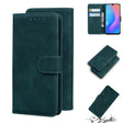 For Blackview A60 Pro Skin Feel Pure Color Flip Leather Phone Case(Green) - More Brand by PMC TechLife | Online Shopping South Africa | PMC TechLife | Buy Now Pay Later Mobicred