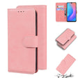 For Blackview A60 Pro Skin Feel Pure Color Flip Leather Phone Case(Pink) - More Brand by PMC TechLife | Online Shopping South Africa | PMC TechLife | Buy Now Pay Later Mobicred