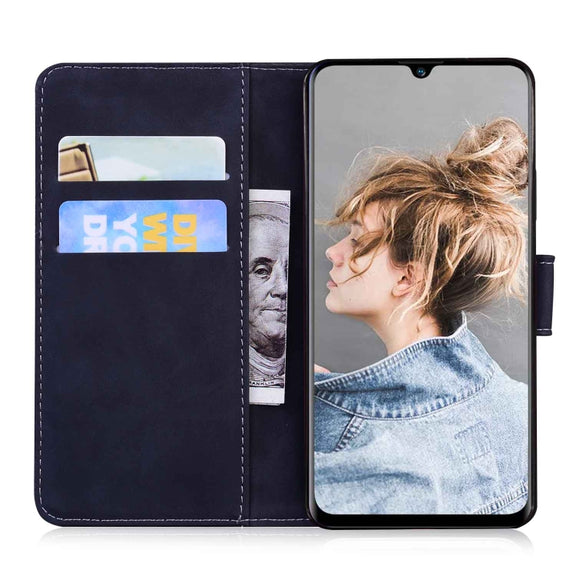 For Blackview A80 Skin Feel Pure Color Flip Leather Phone Case(Black)